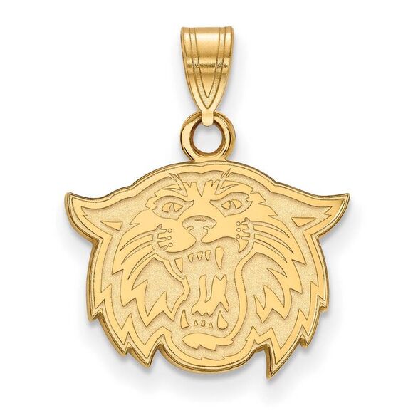 10k Yellow Gold Villanova U. Small Mascot Pendant - Picture 1 of 3